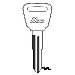 Kaba Ilco HD96 NP A06 | Vehicle Key Blank, Brass, Nickel Plated, 6 Price Group, For Acura