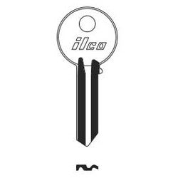 Kaba Ilco HL1 NP A15 | Cylinder Lock Key Blank, Brass, Nickel Plated, 15 Price Group, For Halo