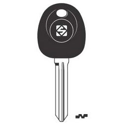 Kaba Ilco HYN14R-GTS NP A71 | Vehicle Key Shell, Look-Alike, Brass, Nickel Plated, With GTI Transponder, For Hyundai/Kia