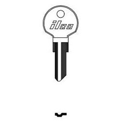 Kaba Ilco IN29-BR BR A34 | Cylinder Lock Key Blank, Natural Brass, 34 Price Group, For Ilco