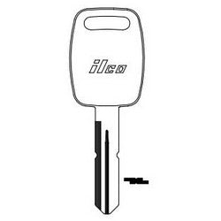 Kaba Ilco K1994 NP A04 | Vehicle Key Blank, Brass, Nickel Plated, 4 Price Group, For Kenworth, Peterbilt