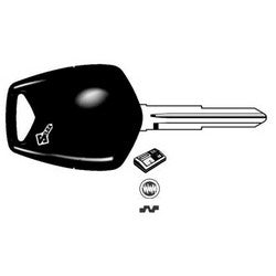 Kaba Ilco KIA3RMH NP A62 | Vehicle Key Blank, Cloning Tool, Electronic Key, Brass, Nickel Plated, 62 Price Group, For Kia