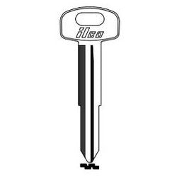 Kaba Ilco KK2 NP A05 | Vehicle Key Blank, Brass, Nickel Plated, 5 Price Group, For Kia