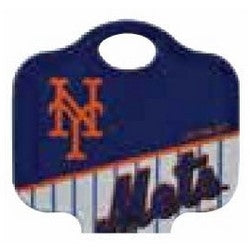 Kaba Ilco KW1-MLB-METS A46 | Decorative Key Blank, MLB Team Key, Kwikset/Titan, Mets Logo, KW1 Keyway, 46 Price Group