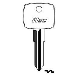 Kaba Ilco MB41 NP A04 | Vehicle Key Blank, Brass, Nickel Plated, 4 Price Group, For Mercedes Benz