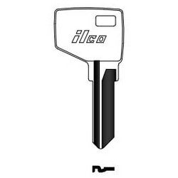 Kaba Ilco MD1054K NP A02 | Cylinder Lock Key Blank, Brass, Nickel Plated, 2 Price Group, For Dexter/Master
