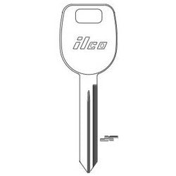 Kaba Ilco MIT6 NP A05 | Vehicle Key Blank, Brass, Nickel Plated, 5 Price Group, For Mitsubishi