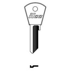 Kaba Ilco PZ1-PZ1 NP A03 | Cylinder Lock Key Blank, Brass, Nickel Plated, 3 Price Group, For Papaiz