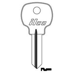 Kaba Ilco R1064D NP A02 | Cabinet Lock Key Blank, Brass, Nickel Plated, 2 Price Group, For NCL/National Hardware