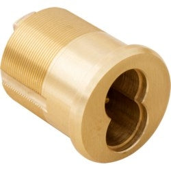 Kaba Ilco R28107-2-10B | Cylinder Lock Core Convertible Housing, Thin Head Mortise, 6 and 7-Pin, 1-3/8" L, Oil Rubbed Bronze, With Adams Rite Cam