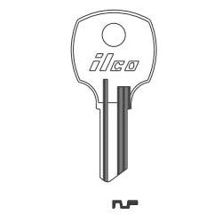 Kaba Ilco RO3-BR BR A34 | Cabinet Lock Key Blank, Natural Brass, 34 Price Group, For NCL/National/Taylor Line