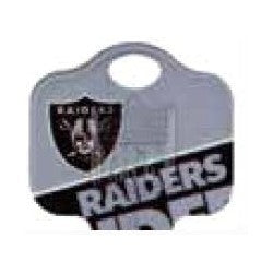 Kaba Ilco SC1-NFL-RAIDERS A46 | Decorative Key Blank, NFL Team Key, Schlage, Raiders Logo, SC1 Keyway, 46 Price Group
