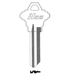 Kaba Ilco SC1247-HNBL-DND A06 | Schlage 6-pin, Do not Duplicate Brass