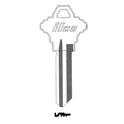 Kaba Ilco SC1348-HNNS-DND A42 | Key Blank, Schlage 6-Pin, Neuter Bow, Nickel Silver, “Do Not Duplicate”