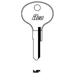 Kaba Ilco SR6 NP A13 | Vehicle Key Blank, Brass, Nickel Plated, 13 Price Group, For Subaru