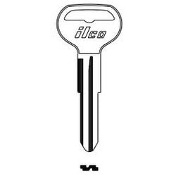 Kaba Ilco TA27 NP A08 | Vehicle Key Blank, Brass, Nickel Plated, 8 Price Group, For Toyota