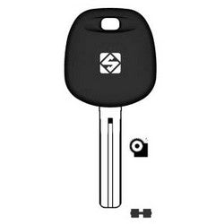 Kaba Ilco TOY48-GTS NS A76 | Vehicle Key Shell, Look-Alike, Brass, Nickel Plated For Lexus