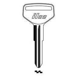 Kaba Ilco TR25 NP A03 | Vehicle Key Blank, Brass, Nickel Plated, 3 Price Group, For Toyota