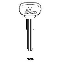 Kaba Ilco TR26 NP A05 | Vehicle Key Blank, Brass, Nickel Plated, 5 Price Group, For Toyota