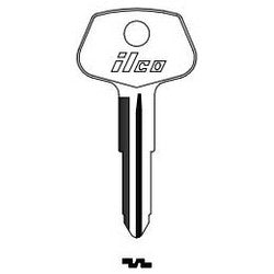 Kaba Ilco TR28 NP A04 | Vehicle Key Blank, Brass, Nickel Plated, 4 Price Group, For Toyota
