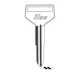 Kaba Ilco TR37 NP A03 | Vehicle Key Blank, Brass, Nickel Plated, 36 Price Group, For Hino, Toyota