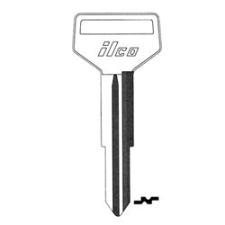Kaba Ilco TR39 NP A04 | Vehicle Key Blank, Brass, Nickel Plated, 4 Price Group, For Toyota
