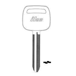 Kaba Ilco TR47 NP A06 | Vehicle Key Blank, Brass, Nickel Plated, 6 Price Group, For Toyota
