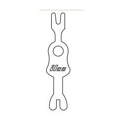 Kaba Ilco TS149 ST A02 | Key Blank, Steel, Nickel Plated, 2 Price Group, For Miscellaneous