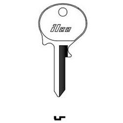Kaba Ilco VO6 NP A07 | Vehicle Key Blank, Brass, Nickel Plated, 7 Price Group, For Volvo