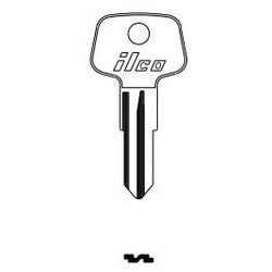 Kaba Ilco X132 NP A11 | Vehicle Key Blank, Brass, Nickel Plated, 11 Price Group, For Volkswagen
