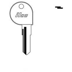 Kaba Ilco X142 NP A15 | Vehicle Key Blank, Brass, Nickel Plated, 15 Price Group, For Harley Davidson