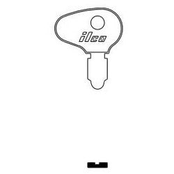 Kaba Ilco X70 NP A16 | Vehicle Key Blank, Brass, Nickel Plated, 16 Price Group, For Harley Davidson