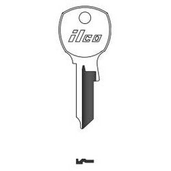 Kaba Ilco X94 NP A15 | Vehicle Key Blank, Brass, Nickel Plated, 15 Price Group, For Harley Davidson