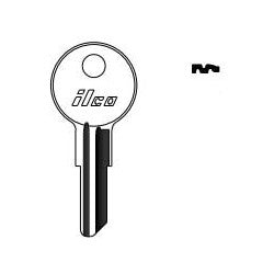 Kaba Ilco Y12-BR BR A34 | Cylinder Lock Key Blank, Natural Brass, 34 Price Group, For Yale