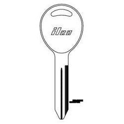 Kaba Ilco Y159-NP NP A36 | Vehicle Key Blank, Brass, Nickel Plated, 34 Price Group, For Chrysler