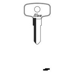 Kaba Ilco YH19 NP A12 | Vehicle Key Blank, Brass, Nickel Plated, 12 Price Group, For Yamaha