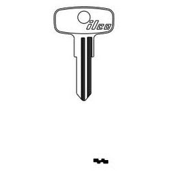 Kaba Ilco YH27 NP A13 | Vehicle Key Blank, Brass, Nickel Plated, 13 Price Group, For Yamaha