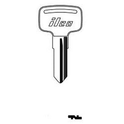 Kaba Ilco YH30 NP A13 | Vehicle Key Blank, Brass, Nickel Plated, 13 Price Group, For Yamaha