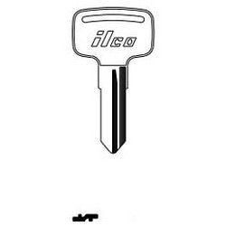 Kaba Ilco YH32 NP A13 | Vehicle Key Blank, Brass, Nickel Plated, 13 Price Group, For Yamaha