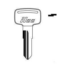 Kaba Ilco YH37 NP A12 | Vehicle Key Blank, Brass, Nickel Plated, 12 Price Group, For Yamaha