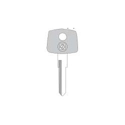 Kaba Ilco YM15T5-SI NP | Transponder Key, Cloneable, Brass, Nickel Plated, For Dodge/Sprinter