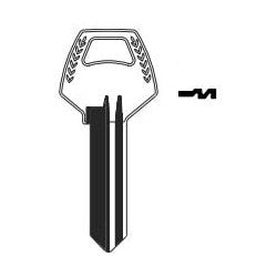Kaba Ilco Z1-59B1-6 NS A31 | Key Blank, Look-Alike, 6-Pin, B1, Natural Nickel Silver, 6 Price Group, For Corbin/Russwin