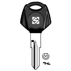 Kaba Ilco ZD24RAT22-SI NP | Vehicle Key Blank, Transponder Key, Brass, Nickel Plated, For Yamaha