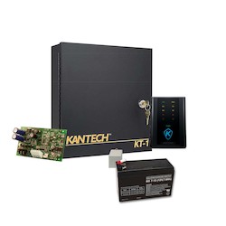Kantech Systems EK-1M | Expansion kit includes: KT-1-M, Tranformer 120V / 16 VAC 40 VA, 12 VDC Power supply (KT-PS4085) and Battery (KT-BATT-12).