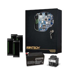 Kantech Systems EK-400-SCM | Expansion kit includes: KT-400 Controller , KT-MUL-SC readers , TR1675 Transformer and KT-BATT-12 battery.