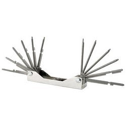 Keedex Inc K-18 | Change Key Set, Knife Style, Stainless Steel, Includes (12) Key