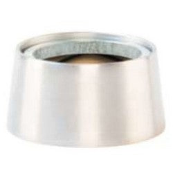 Keedex Inc K-24L-26D | Cylinder Guard Ring, Free Spinning, Large, Stain Chrome Plated, For 1-1/4 To 1-3/8" Cylinder Plate