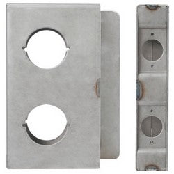 Keedex Inc K-BXDBL234 | Weldable Box, 2-1/8" Cylindrical, 2-3/4" Backset, Center To Center 4", 14 Gauge Steel