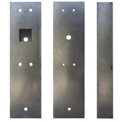 Keedex Inc K-BXED-V990NL-2 | Weldable Box, Panic Hardware, 4" Width X 2" Depth X 15" Height, 14 Gauge Steel, For Von Duprin 99 Exit With 990Nl