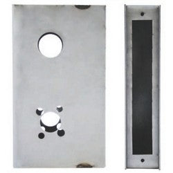 Keedex Inc K-BXMOR1 | Weldable Box, Mortise, 4-5/8" Width X 1-3/4" Depth X 8-1/8" Height, 2-3/4" Backset, 14 Gauge Steel